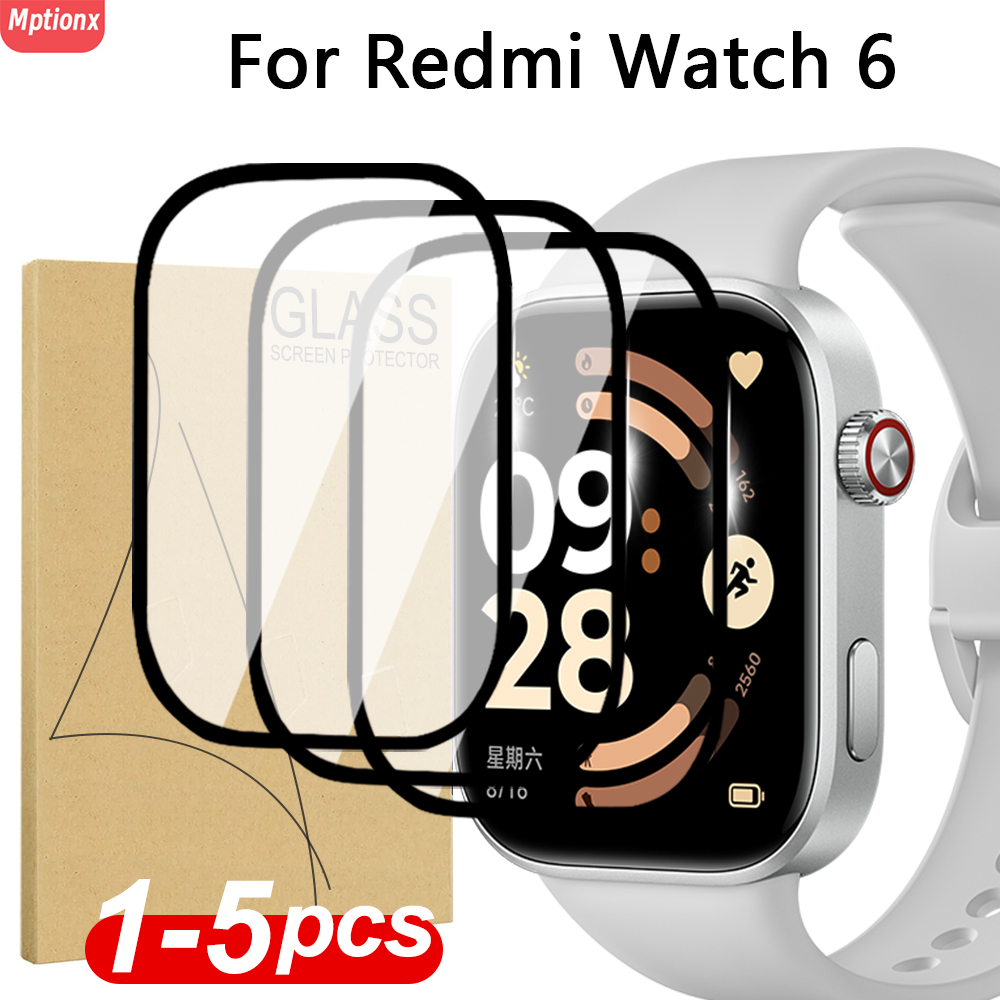 Hydrogel Screen Protector - ตัวป้องกันหน้าจอสำหรับเสี่ยวมี่ เรดมี่ วอทช์ 6 ฟิล์มกันรอยแบบโค้ง HD