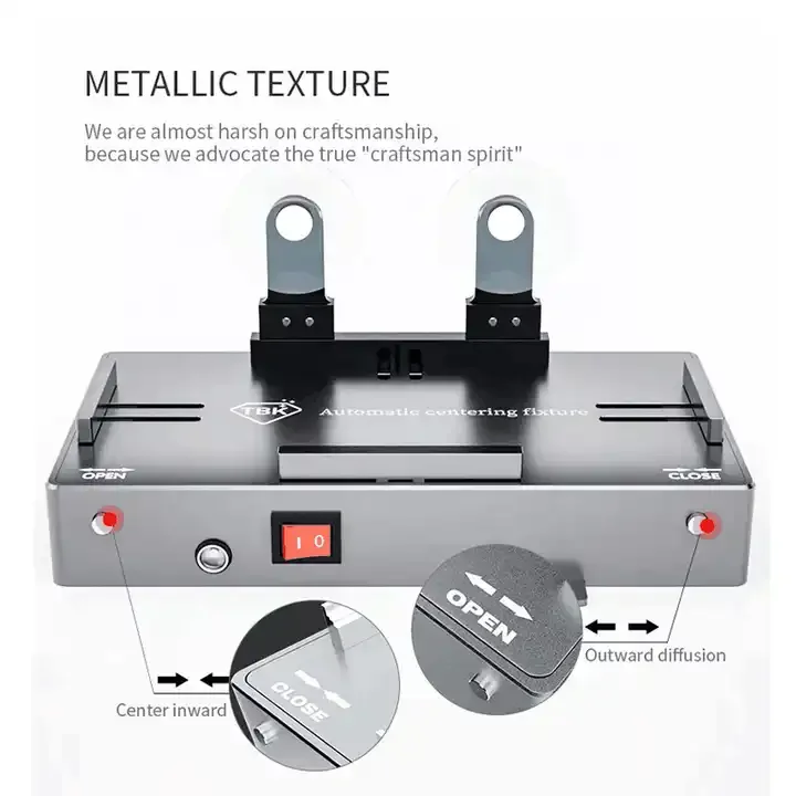 Screen Alignment Tool - เครื่องมือซ่อมหน้าจอโทรศัพท์ TBK-205 แบบอัตโนมัติ พร้อมจุกดูดสุญญากาศ จับยึดตำแหน่ง และปรับแนวแม่พิมพ์