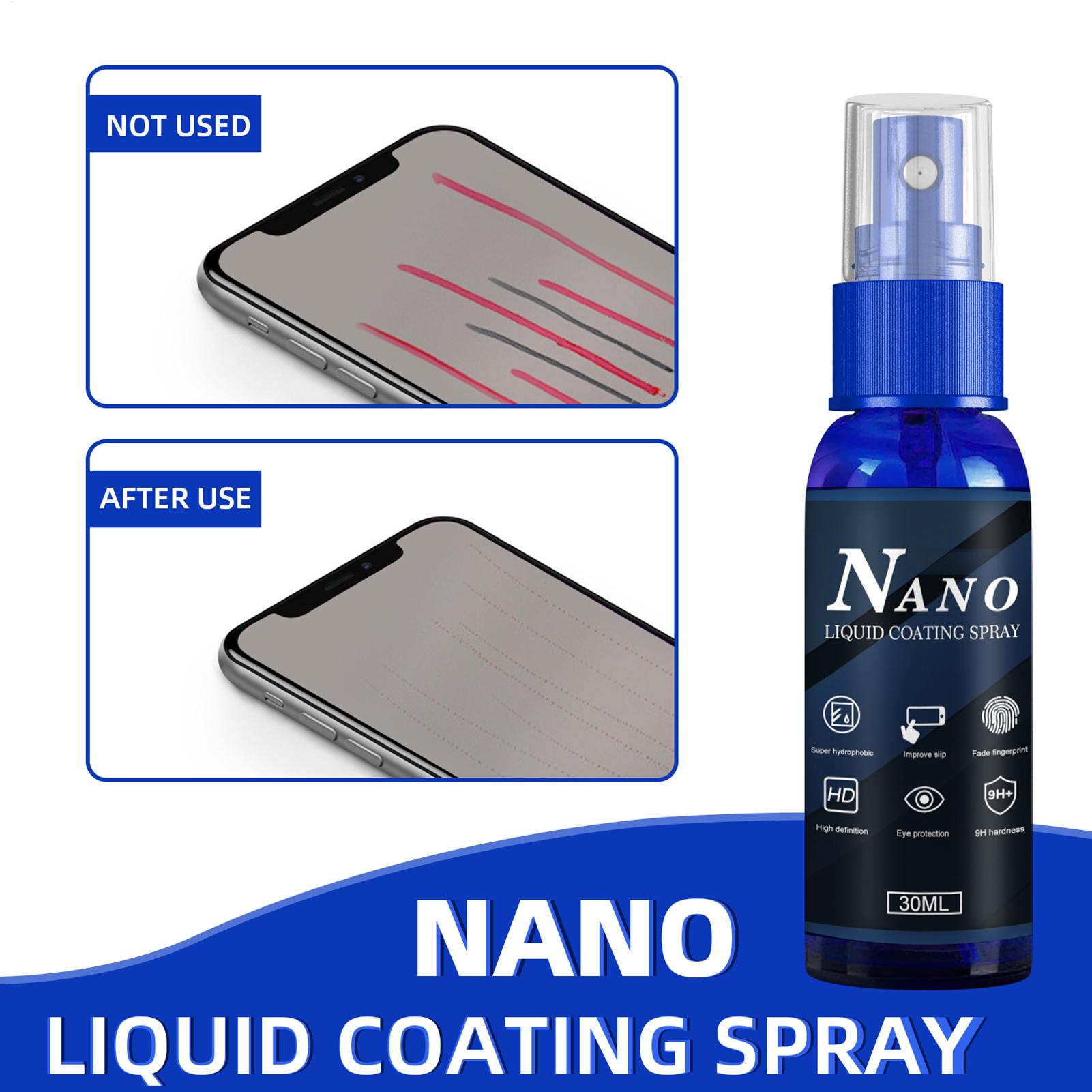 Oleophobic Coating Spray - สเปรย์ป้องกันรอยขีดข่วน ไฮโดรโฟบิก โอลิโอโฟบิก ฟิล์มกันรอย 30 มล.