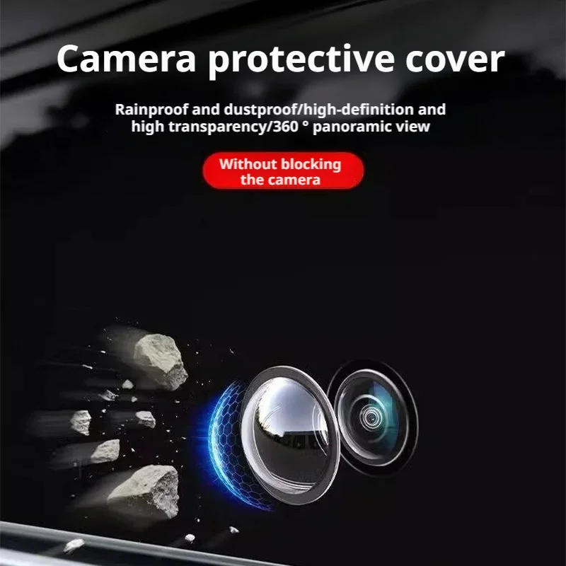Camera Lens Protector - 2026 ใหม่ 2 ชิ้น ตัวป้องกันเลนส์กล้องรถยนต์ กันน้ำ