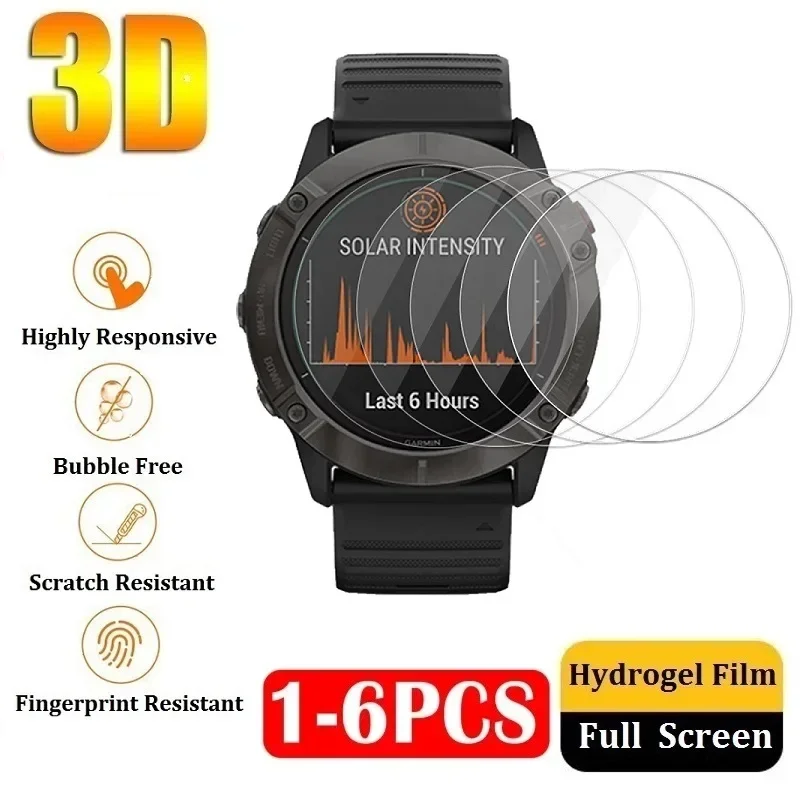 Hydrogel Screen Protector - ฟิล์มไฮโดรเจลป้องกันบน7X Garmin Fenix 7S 7 6X