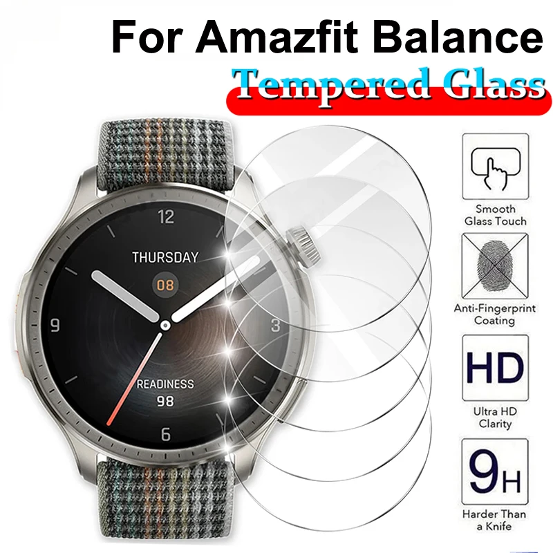 Smartwatch Screen Film - ตัวป้องกันหน้าจอสําหรับ Amazfit Balance, กระจกนิรภัย, ตัวป้องกันหน้าจอนาฬิกาอัจฉริยะ, ฟิล์ม