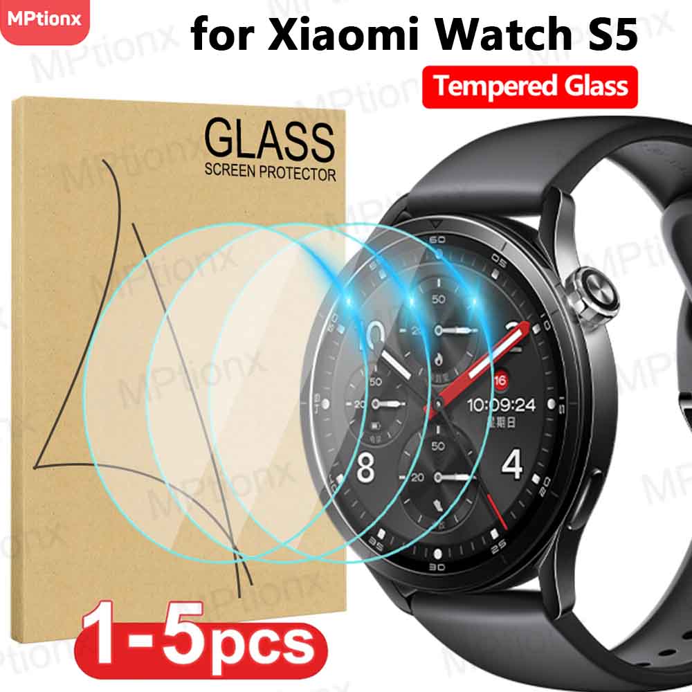Smartwatch Screen Film - กระจกนิรภัยสำหรับเสี่ยวมี่ วอทช์ เอส 5 สมาร์ทวอทช์ป้องกันหน้าจอทนทาน HD