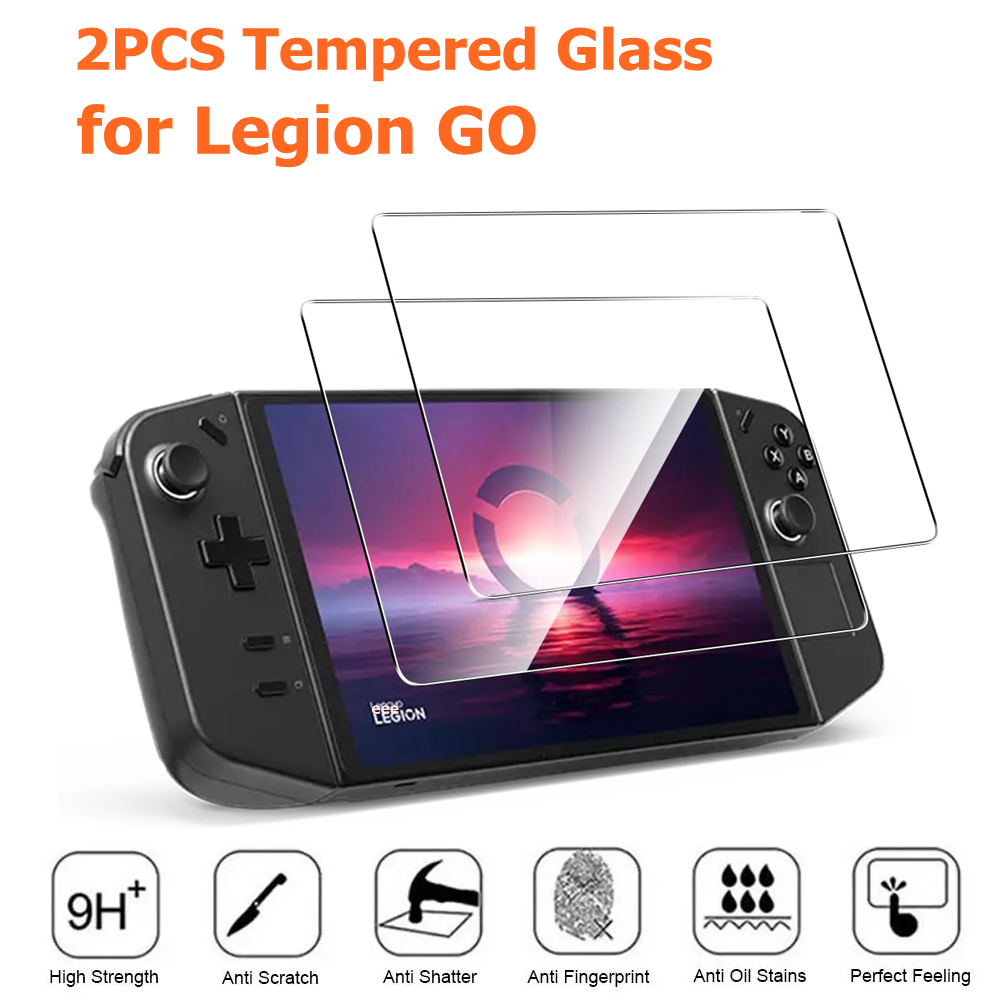 Curved Edge Screen - กระจกนิรภัยป้องกันฟิล์มสําหรับ Lenovo Legion Go ป้องกันหน้าจอขอบโค้ง Anti