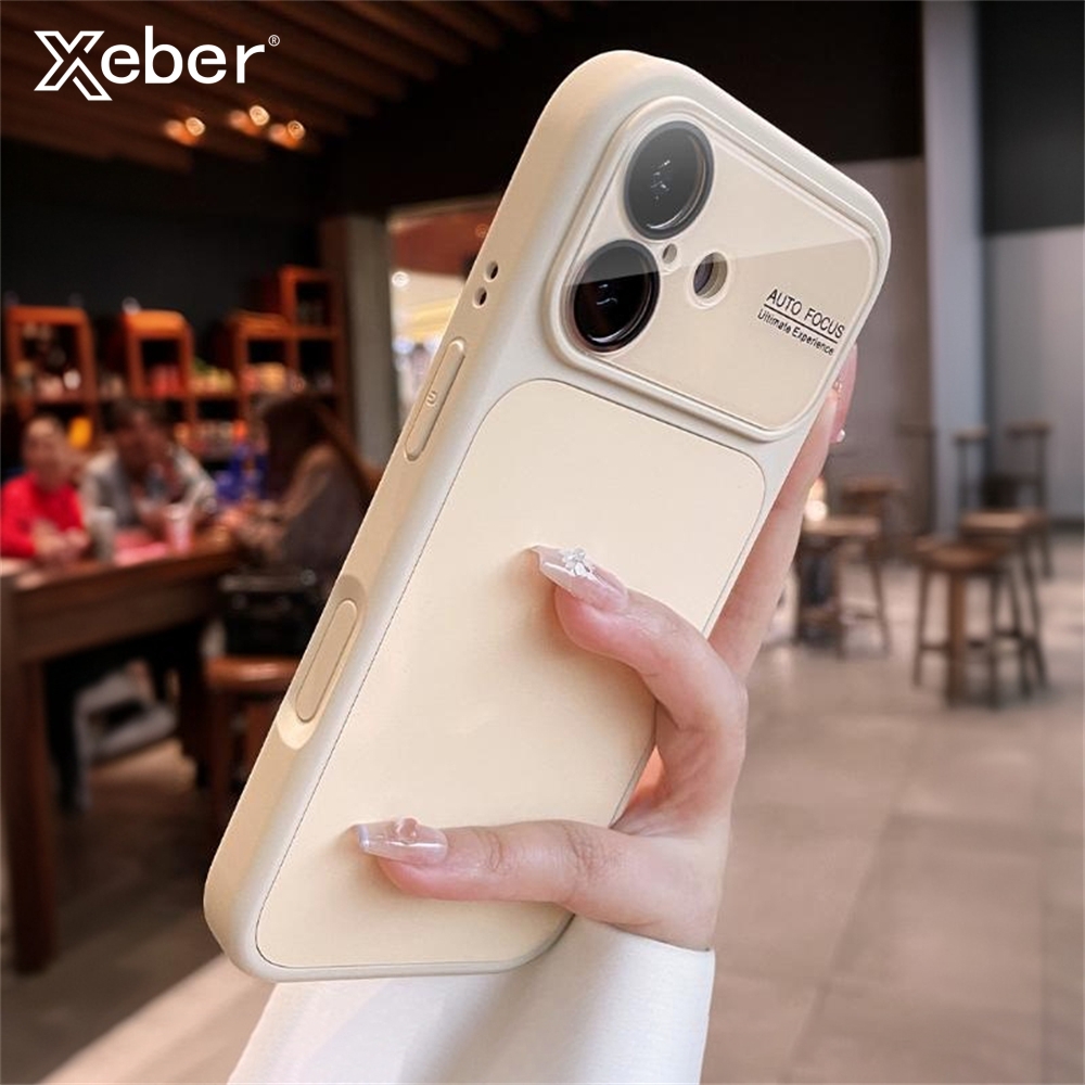 Camera Lens Protector - เคสโทรศัพท์สีลูกกวาดสุดหรู พร้อมปุ่มควบคุมกล้อง AI สำหรับ iPhone 15