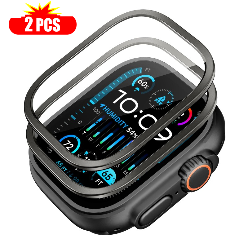 Smartwatch Screen Film - กระจกนิรภัย 2 ชิ้น สำหรับ Apple Watch