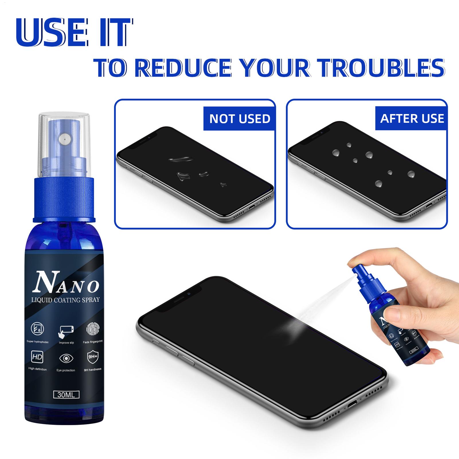 สเปรย์ป้องกันรอยขีดข่วน 30 มล. - Oleophobic Coating Spray บทวิจารณ์และราคา