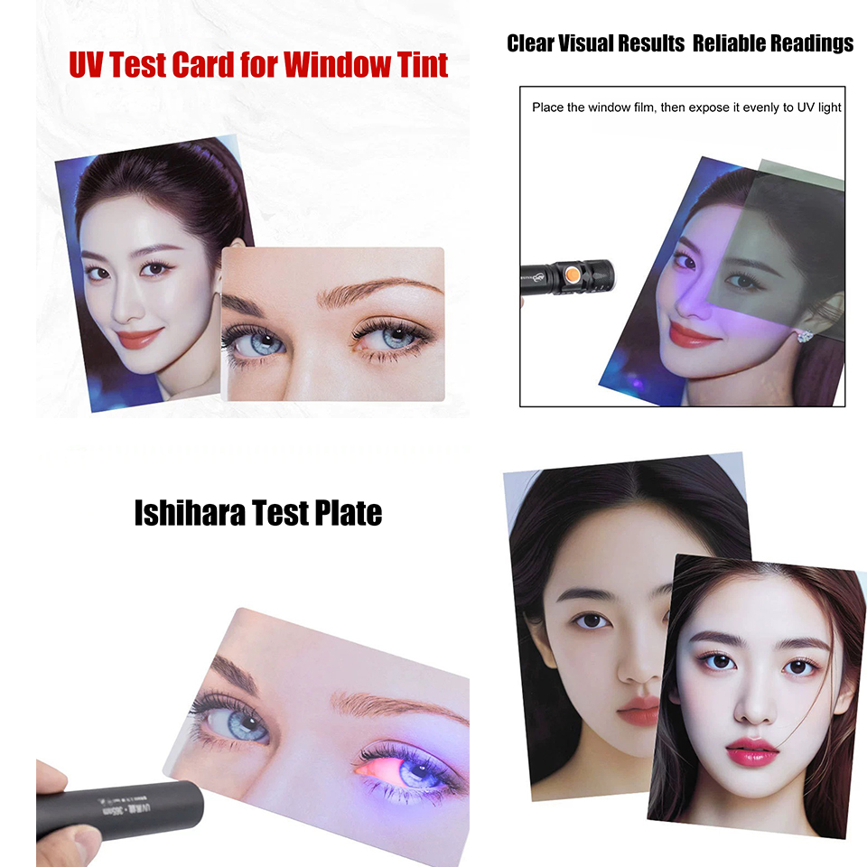 การ์ดทดสอบแสงสีฟ้าและรังสียูวี - Anti Blue Light Film บทวิจารณ์และราคา