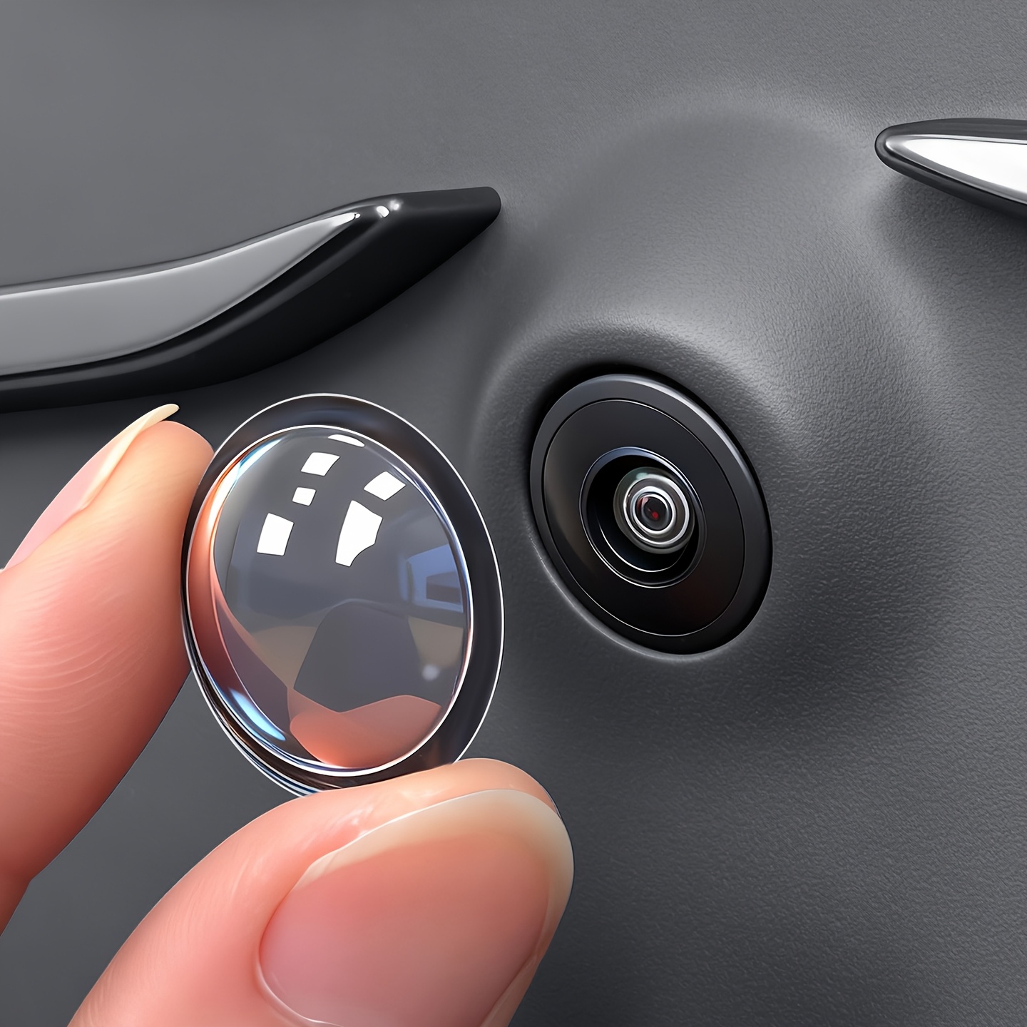 2 ชิ้น ฝาครอบเลนส์กล้องมองหลัง - Camera Lens Protector บทวิจารณ์และราคา