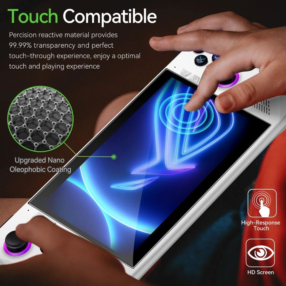 3PCS อุปกรณ์เสริมเกมคอนโซลป้อง - Curved Edge Screen บทวิจารณ์และราคา