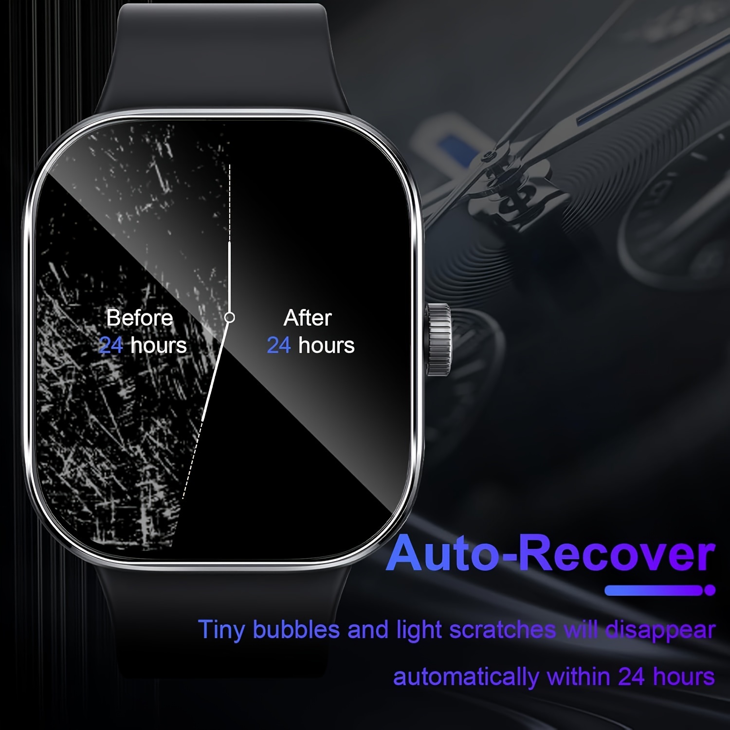 3-5 ชิ้นกระจกนิรภัยระดับพรีเมี - Smartwatch Screen Film บทวิจารณ์และราคา