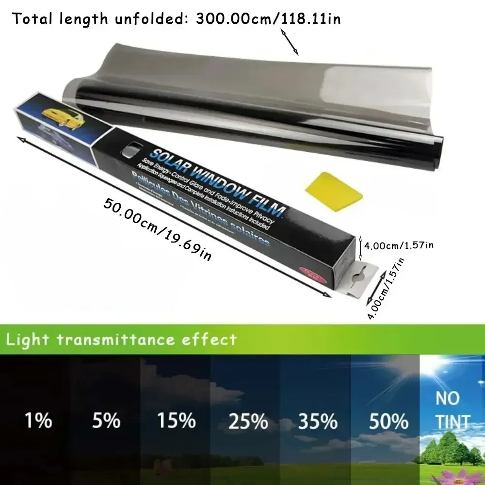 3M x 50 ซม.VLT สีดํารถหน้าต่าง - Glass Protector Auto บทวิจารณ์และราคา