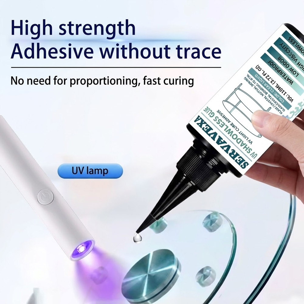 ชุดกาว UV ใส 110 มล. พร้อมหลอด - Liquid Uv Glue Kit บทวิจารณ์และราคา