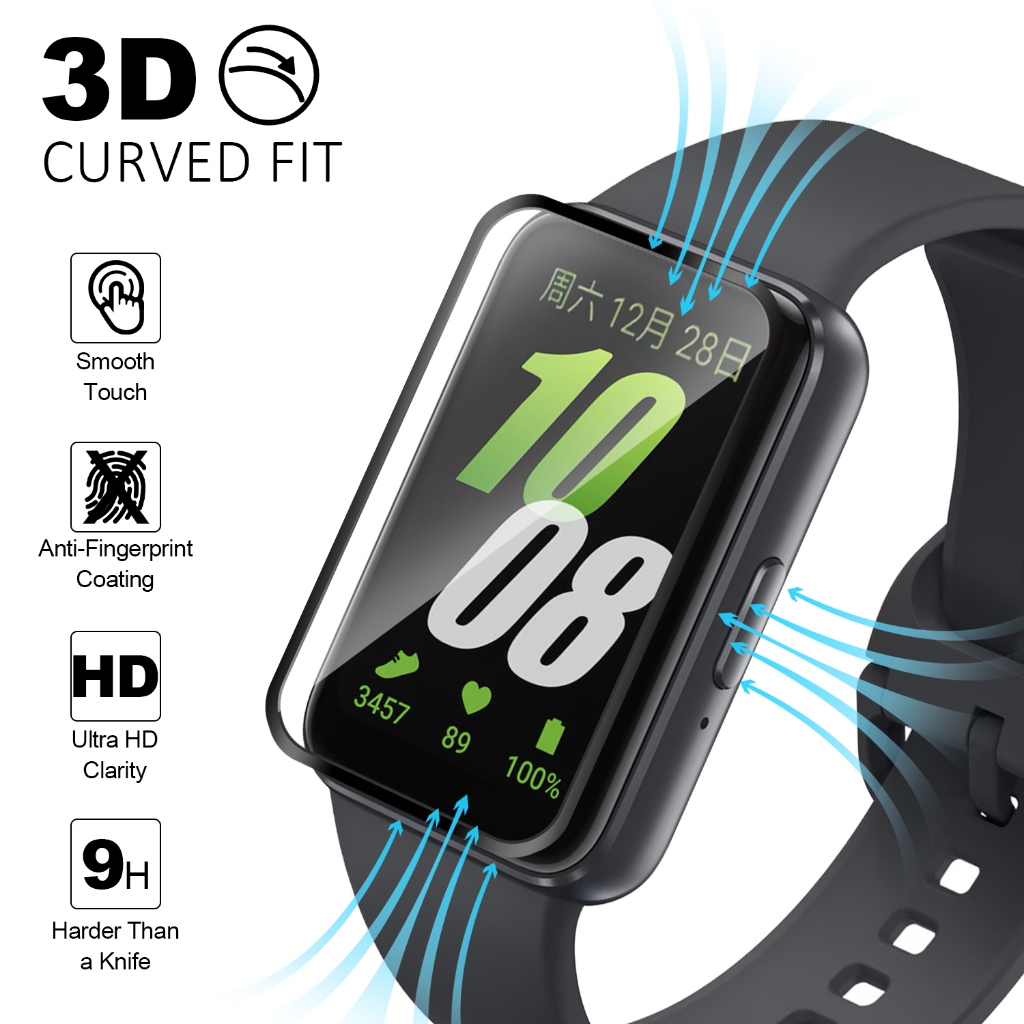 3 ชิ้นฟิล์มป้องกันหน้าจอโค้งสำ - Hydrogel Screen Protector บทวิจารณ์และราคา