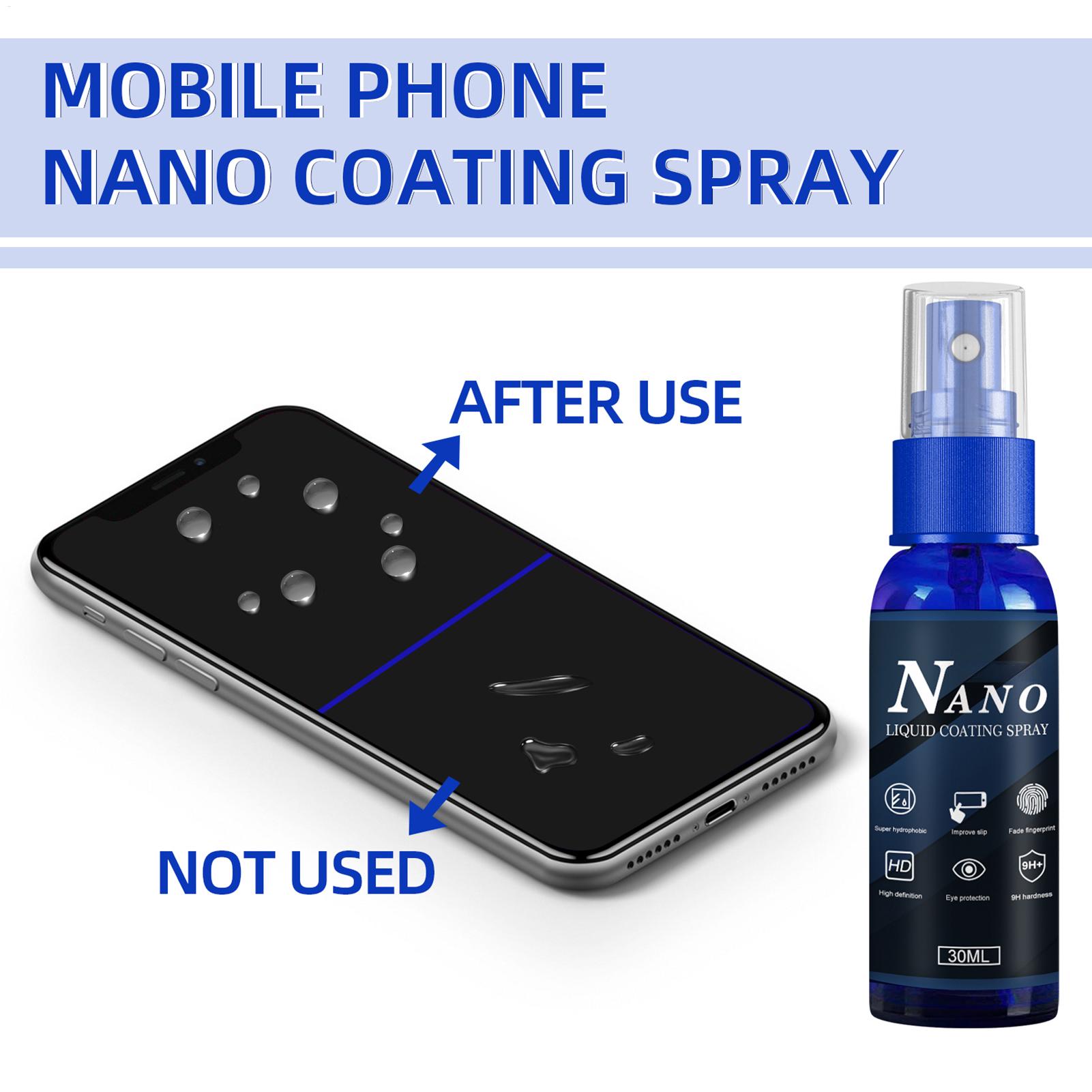 สเปรย์ป้องกันรอยขีดข่วน ไฮโดรโ - Oleophobic Coating Spray บทวิจารณ์และราคา