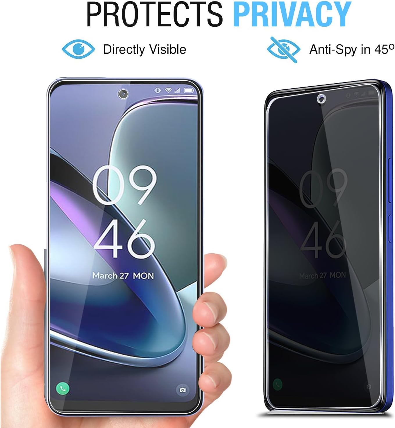 [2 แพ็ค]ฟิล์มกระจกนิรภัย TCL 5 - Privacy Filter 2Pack บทวิจารณ์และราคา