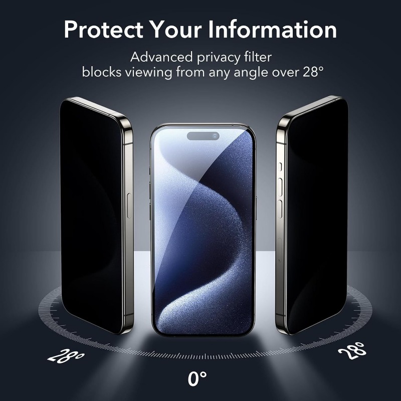 ฟิล์มกระจกนิรภัยกันคนแอบมอง2แพ - Privacy Filter 2Pack บทวิจารณ์และราคา