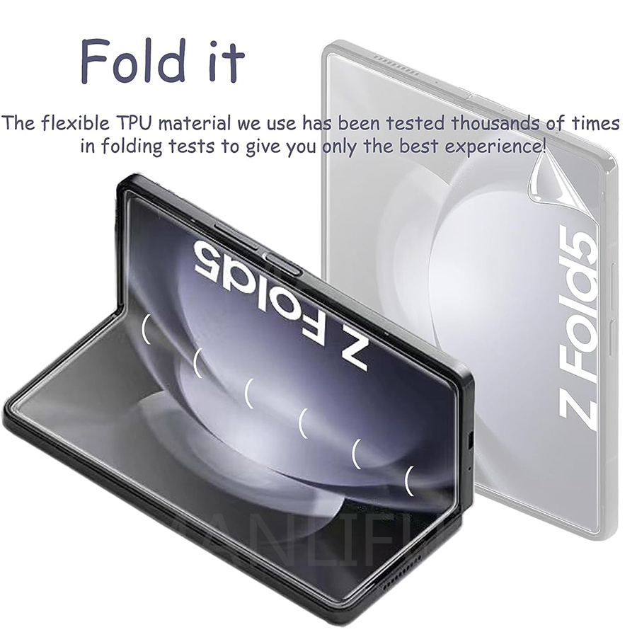 1-3ชิ้นสำหรับ Samsung Galaxy Z - Flexible Tpu Film บทวิจารณ์และราคา