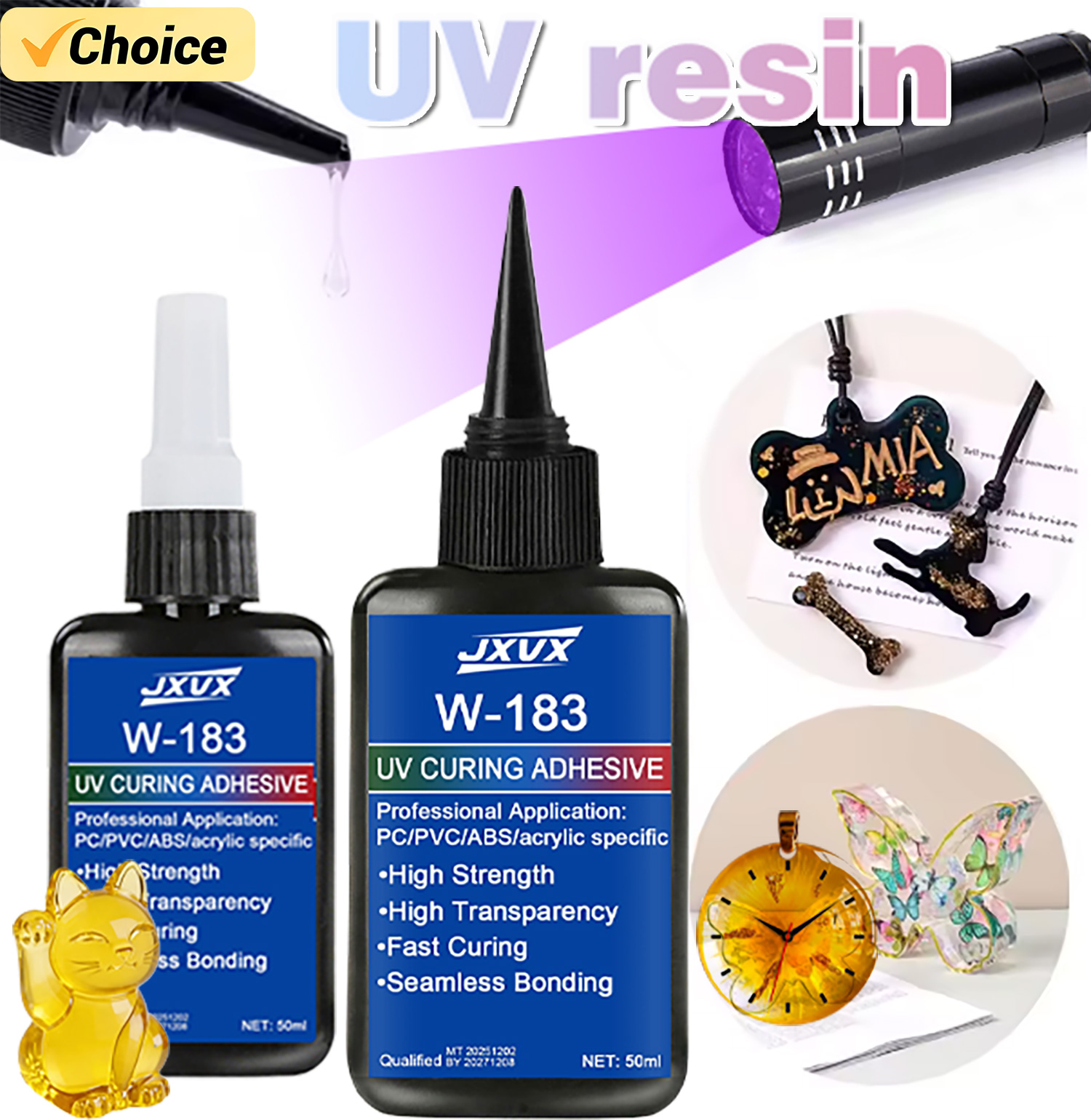 ชุดเรซิ่นใส UV ขนาด 50 มล. ชนิ - Liquid Uv Glue Kit บทวิจารณ์และราคา