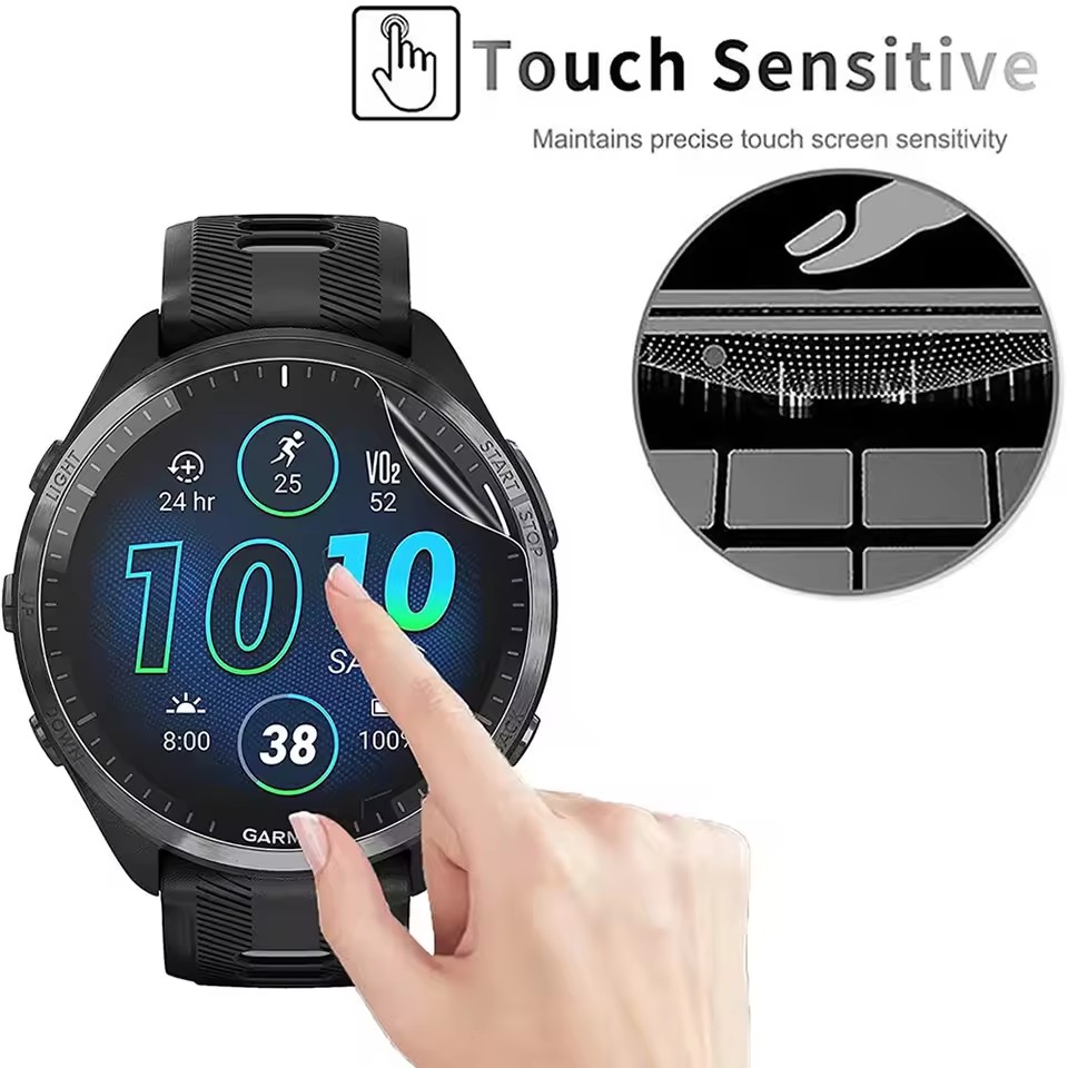 3Pcs Soft HD Hydrogel ป้องกันฟ - Smartwatch Screen Film บทวิจารณ์และราคา