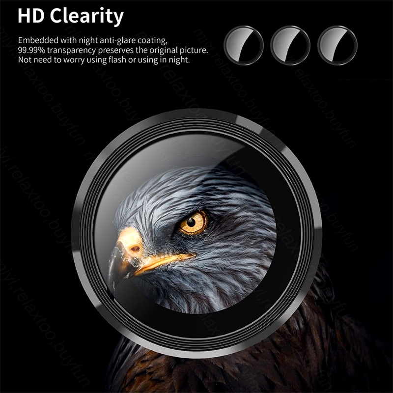 ฝาครอบป้องกันกล้องวงแหวนโลหะ H - Tempered Glass Screen 9H บทวิจารณ์และราคา